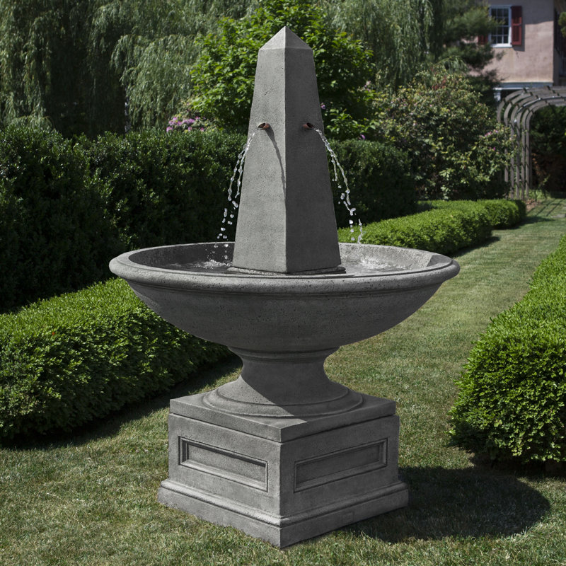 Campania International, Inc Condotti Concrete Obelisk Fountain Wayfair